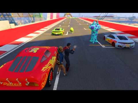 Mcqueen Cars (Episode #2) Funny Stunt Racing Funny Super Heroes Racing  @Chakotv